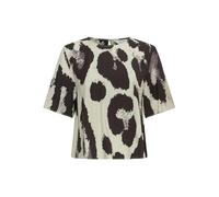 Moss Copenhagen Damen Blusenshirt MSCHKaralie Jusia 2 4 Viskose-Mix licorice leo Größe M