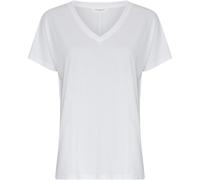 MSCH Copenhagen - Fenya Modal V-Neck T-Shirt Damen bright white