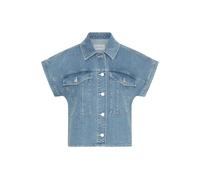 MOSS COPENHAGEN Jeans-Bluse in Blau - Größe M | Damen Blusen