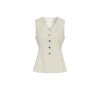 MSCHEsteriane Silver Waistcoat Beige L