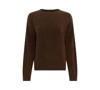 Msch Copenhagen Strickpullover mit Alpakaateil Damen braun, L/XL