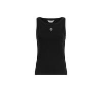 msch copenhagen - MSCHGubbe Rasmia Icon SL Top black b white, M/L