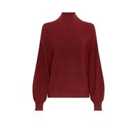 MSCH Copenhagen Strickpullover aus Viskose-Mix Modell 'Magnea' in Dunkelrot, Größe L/XL