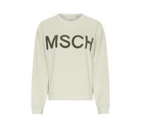 msch copenhagen - MSCHMela Briena MSCH Sweatshirt oatmeal l wreat - Gr. - M/L