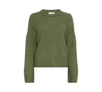 MSCH Copenhagen Relaxed Fit Strickpullover mit Alpaka-Anteil Modell 'Miabelle Hope' in Oliv, Größe M/L
