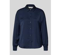 MSCH Copenhagen Regular Fit Hemdbluse mit Viskose-Anteil Modell 'Sandelina' in Marine, Größe XS/S