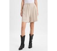 Msch Copenhagen Shorts mit Leinen-Anteil Damen beige, S