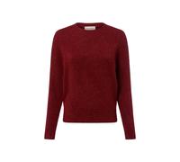 Msch Copenhagen Strickpullover mit Alpakaateil Damen bordeaux, M/L