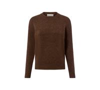 Msch Copenhagen Strickpullover mit Alpakaateil Damen braun, S/M