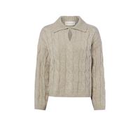 Msch Copenhagen Strickpullover mit Wollanteil Damen grau, L/XL