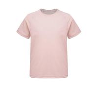 MSemis Unisex Kinder T-Shirt Sport Top Schnell Trocknendes Kurzarm Fitness Rundhals Jersey T-Shirt Laufshirt Trainings Funktionsshirt Rosa 158-164