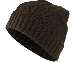 MSTRDS Beanie Beanie Cable Flap Chocolate