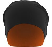 MSTRDS Beanie Jersey Beanie reversible Black/Neonorange