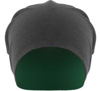 MSTRDS Beanie Jersey Beanie reversible H.Charcoal/Kelly