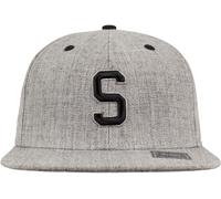 MSTRDS Unisex Letter Snapback S Baseball Cap, S Heather Grey, Large