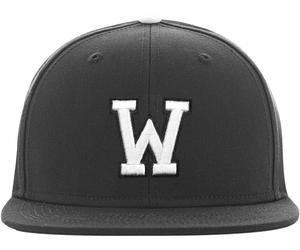 MSTRDS Cap W Letter Snapback Black-blk/L