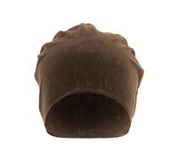 MSTRDS Stonewashed Jersey Beanie Frauen in Gr. ONE_SIZE in Braun