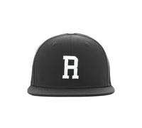 MSTRDS Unisex Baseball Cap Letter Snapback R, R Heather Grey, Large