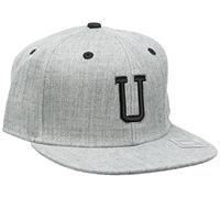 MSTRDS Unisex Baseball Cap Letter Snapback U, U Heather Grey, Large