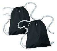 MSTRDS Unisex Basic Gym Bag Rucksack black/black One einfarbiger Turnbeutel im Hipster Stil