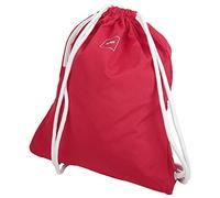 MSTRDS Unisex Basic Gym Bag Rucksack red One einfarbiger Turnbeutel im Hipster Stil