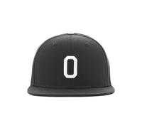 MSTRDS O Letter Snapback Caps in Gr. L in Schwarz