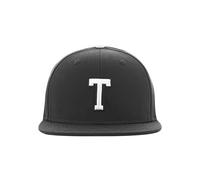 MSTRDS Unisex Letter Snapback T Baseball Cap, T Heather Grey, Large