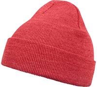 MSTRDS Beanie Beanie Basic Flap H.Red