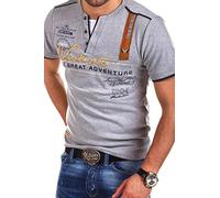 MT Styles 2in1 T-Shirt Adventure Grau R-2693 [Grau, XXL]