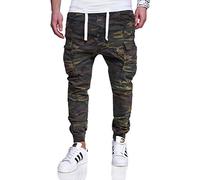 MT Styles Cargo Jogg-Jeans Hose RJ-3188 [Khaki, W33]