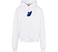 Mister Tee Kapuzenpullover Le Papillon – Heavy Oversize, Unisex, mit Rückenprint – XXL Weiß