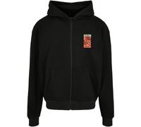 MT Upscale Sweatshirt Puffer Peace Heavy Oversize Zip Hoody Black-XXL