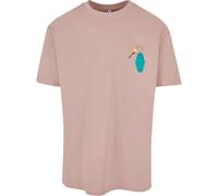 T-Shirt UPSCALE BY MISTER TEE "Upscale by Mister Tee Unisex California Motel Oversize Tee" Gr. L, rosa (duskrose) Herren Shirts (15820459-L) duskrose