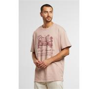 Mister Tee Männlich Ohne Kragen T-Shirt, Rosa, XL
