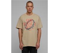 Mister Tee T-Shirt Upscale God Loyalty Love – Unisex Oversize – Sand Größe M
