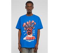 Mister Tee Herren T-Shirt Power Foward 2.0 Oversize Kurzarm Kobaltblau XL