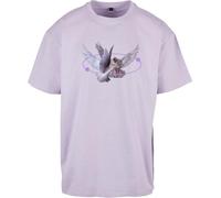 modernes Mister Tee Herren T-Shirt 240 g/m² mit Baumwolle Violett S