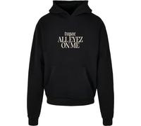 Kapuzenpullover MERCHCODE "Merchcode", Herren, Gr. 5XL, schwarz, 100% Baumwolle, bedruckt, Pullover Kapuzenpullover (14886712-5XL) schwarz