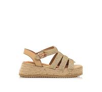 MTNG LYDIA 52862 Keilsandalen für Damen, Keilsandalen, lässig, mit Schnallenverschluss, beige, 40 EU