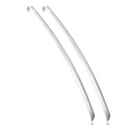 MTS care Finley Ergoflex Schuhlöffel 70cm 2 Stück Set | Kunststoff, Schuhanzieher, Shoe Horn, rückenschonende Schuh-Anziehhilfe, unzerbrechlich und flexibel