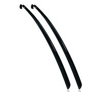 MTS care Finley Ergoflex Schuhlöffel 70cm 2 Stück Set | Kunststoff, Schuhanzieher, Shoe Horn, rückenschonende Schuh-Anziehhilfe, unzerbrechlich und flexibel