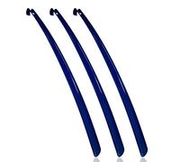 MTS care Finley Ergoflex Schuhlöffel 70cm 3 Stück Set | Kunststoff, Schuhanzieher, Shoe Horn, rückenschonende Schuh-Anziehhilfe, unzerbrechlich und flexibel