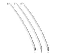 MTS care Finley Ergoflex Schuhlöffel 70cm 3 Stück Set | Kunststoff, Schuhanzieher, Shoe Horn, rückenschonende Schuh-Anziehhilfe, unzerbrechlich und flexibel