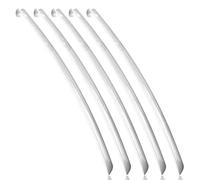 MTS care Finley Ergoflex Schuhlöffel Set aus 5 Stück - Schuhanzieher/Shoe Horn 70cm lang aus Kunststoff - rückenschonende Schuh-Anziehhilfe - unzerbrechlich und flexibel