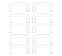 Mtucegi Acryl-Nasenring-Halter, U-Form, unsichtbarer Piercing-Halter, U-Form, Hider, klarer Septum-Ring, Nasenzubehör, 10 Stück, フリーサイズ, Kein Edelstein