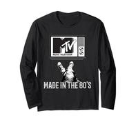 MTV Hergestellt in den 80ern Vintage Shirt für MTV-Fans Herren Damen Langarmshirt