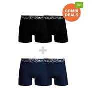 Muchachomalo 4er-Set: Boxershorts in Schwarz - Größe 3XL | Herren Waesche