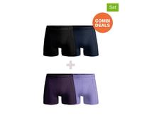 Muchachomalo 4er-Set: Boxershorts in Schwarz - Größe L | Herren Waesche