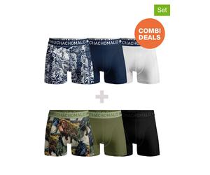 Muchachomalo 6er-Set: Boxershorts in Bunt - Größe M | Herren Waesche