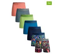 Muchachomalo 7er-Set: Boxershorts in Bunt - Größe L | Herren Waesche